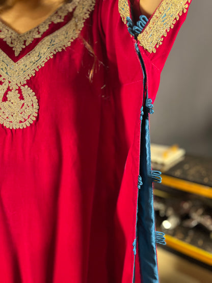 Dori Work Kaftan Red