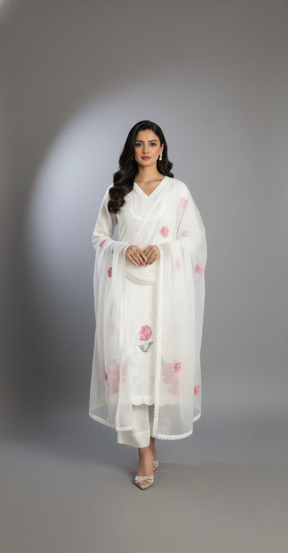 White Kari (Unstitched)