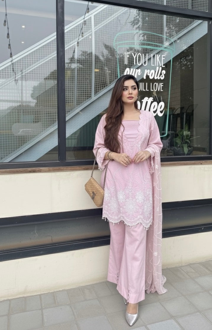 Powder Pink Kari (Unstitched)