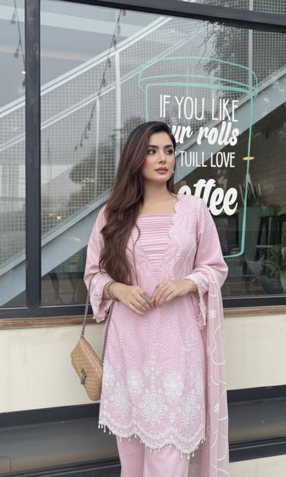 Powder Pink Kari (Unstitched)