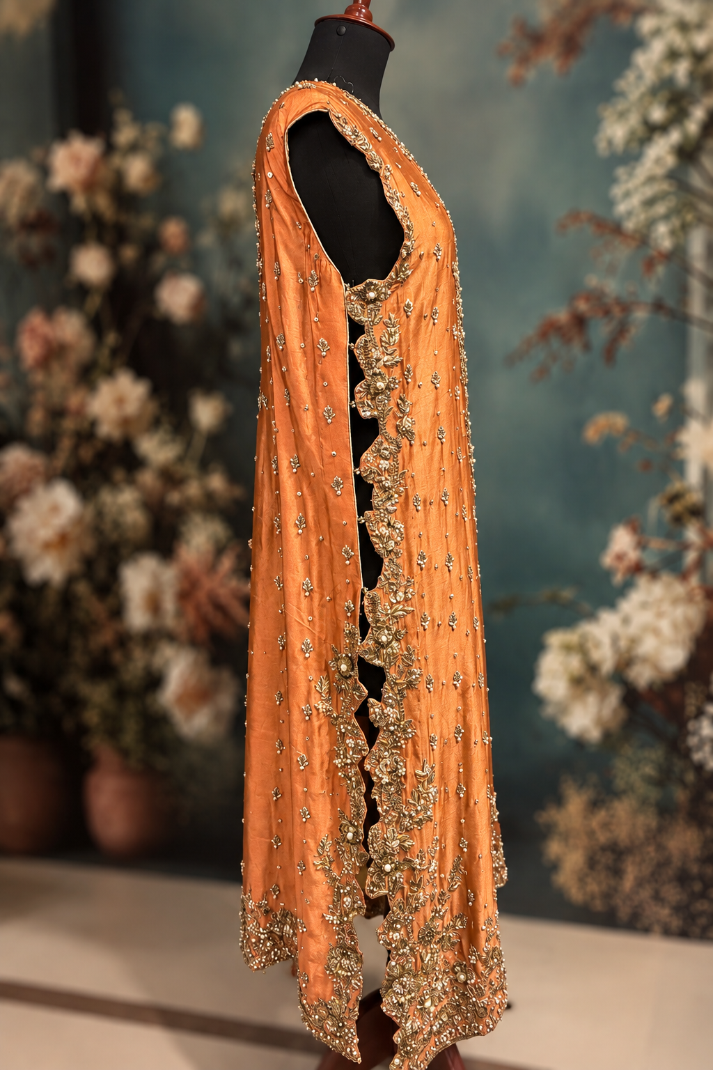 Orange dabka ensemble