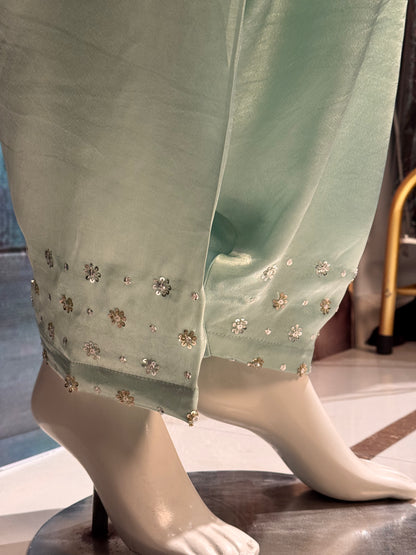 Mint Green Silk Luxe