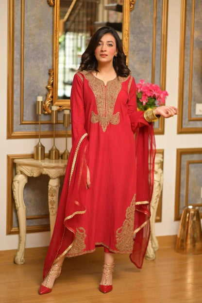 Lal Doriya Cotton Net