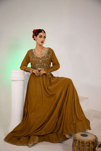 Velvet Lehnga Set