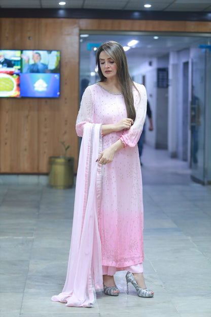 Pink ombre