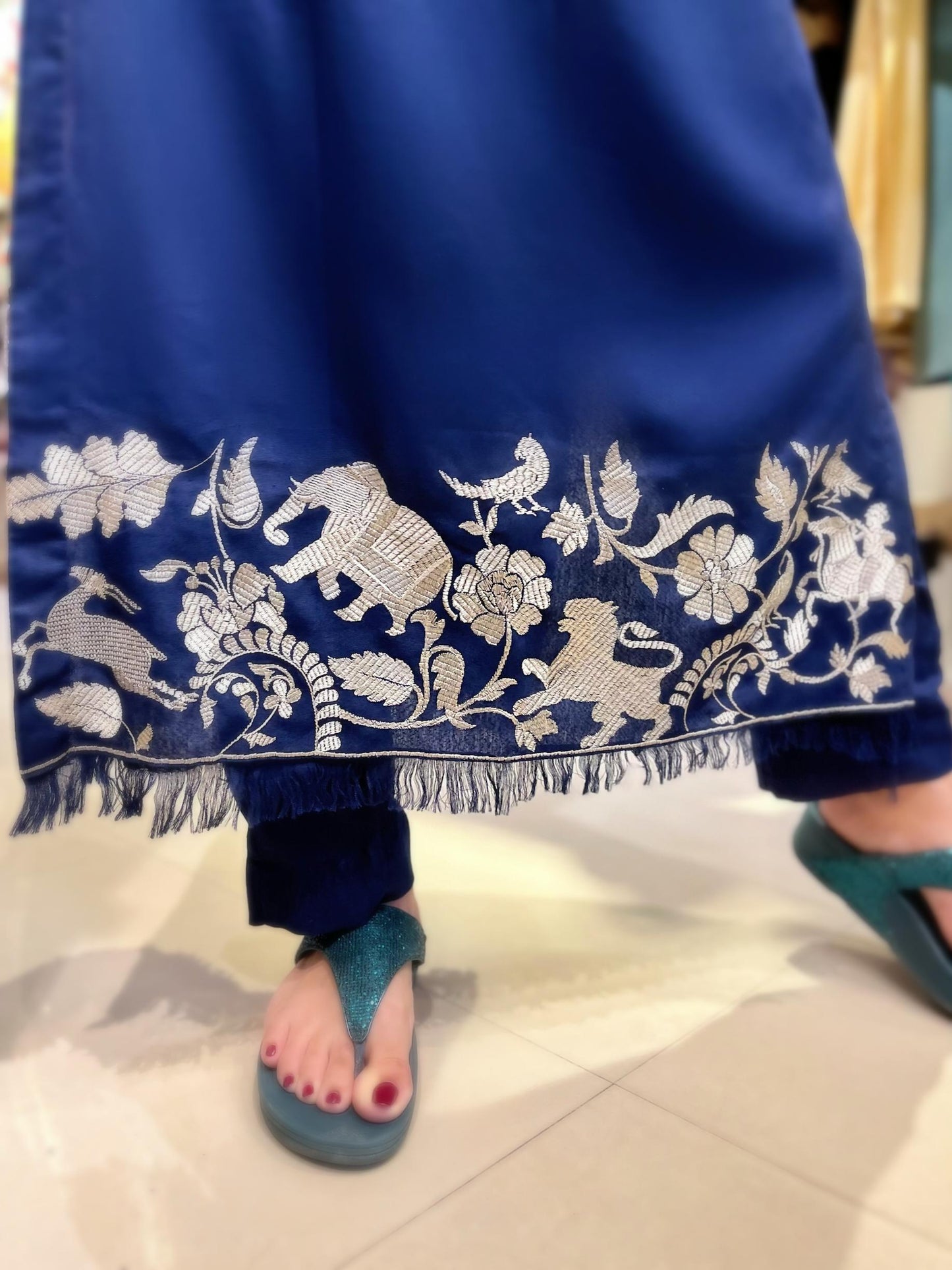 Navy Blue Jungle Set