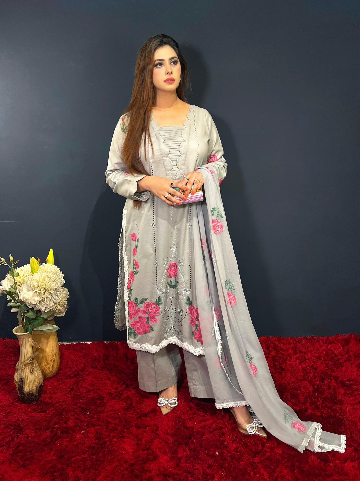 Grey Kari (Unstitched)