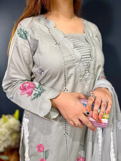 Grey Kari (Unstitched)