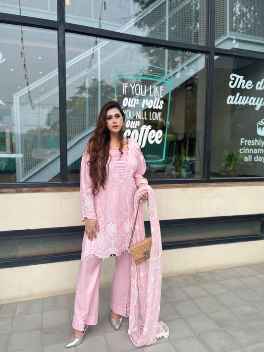 Powder Pink Kari (Unstitched)