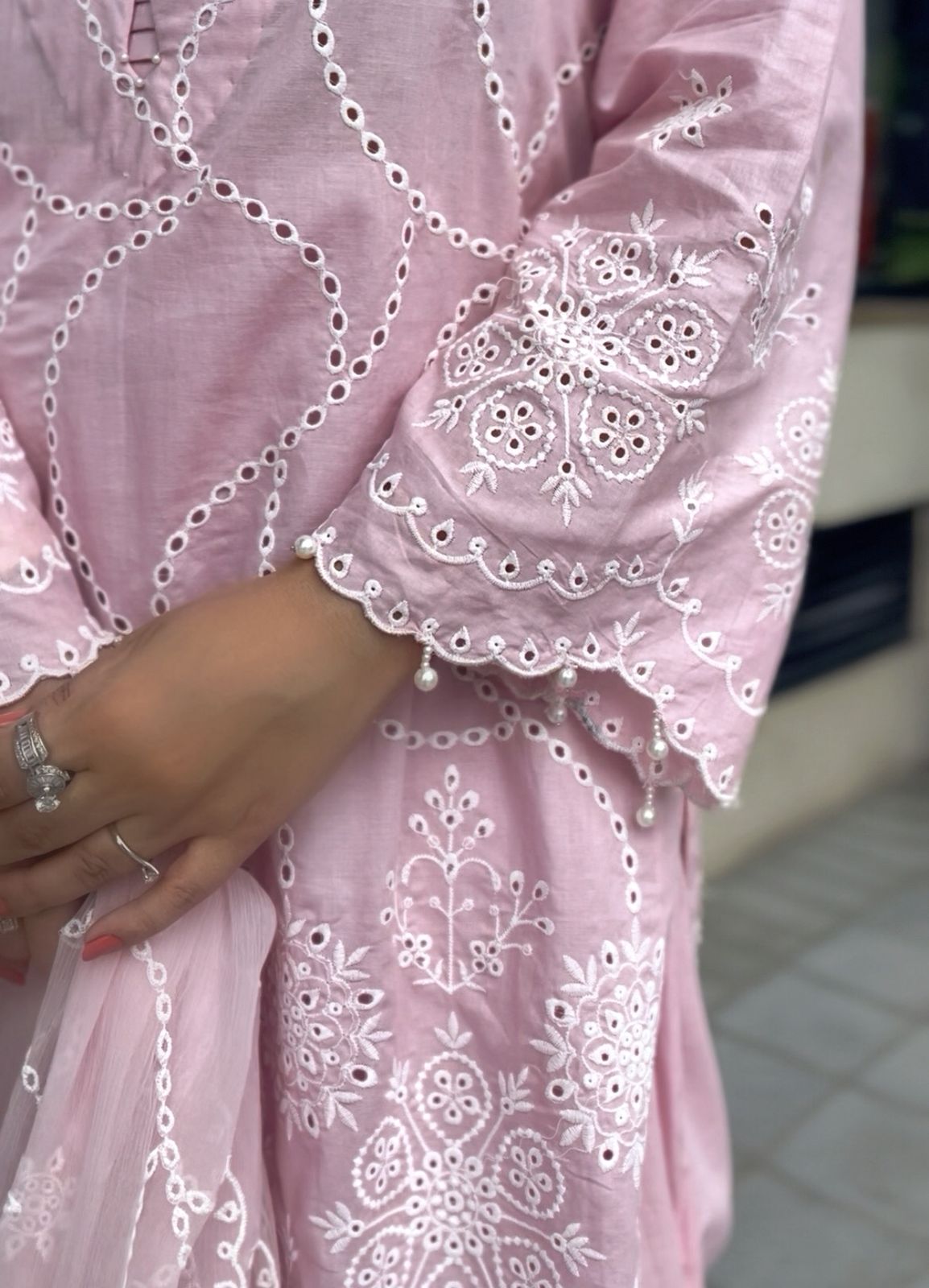 Powder Pink Kari (Unstitched)