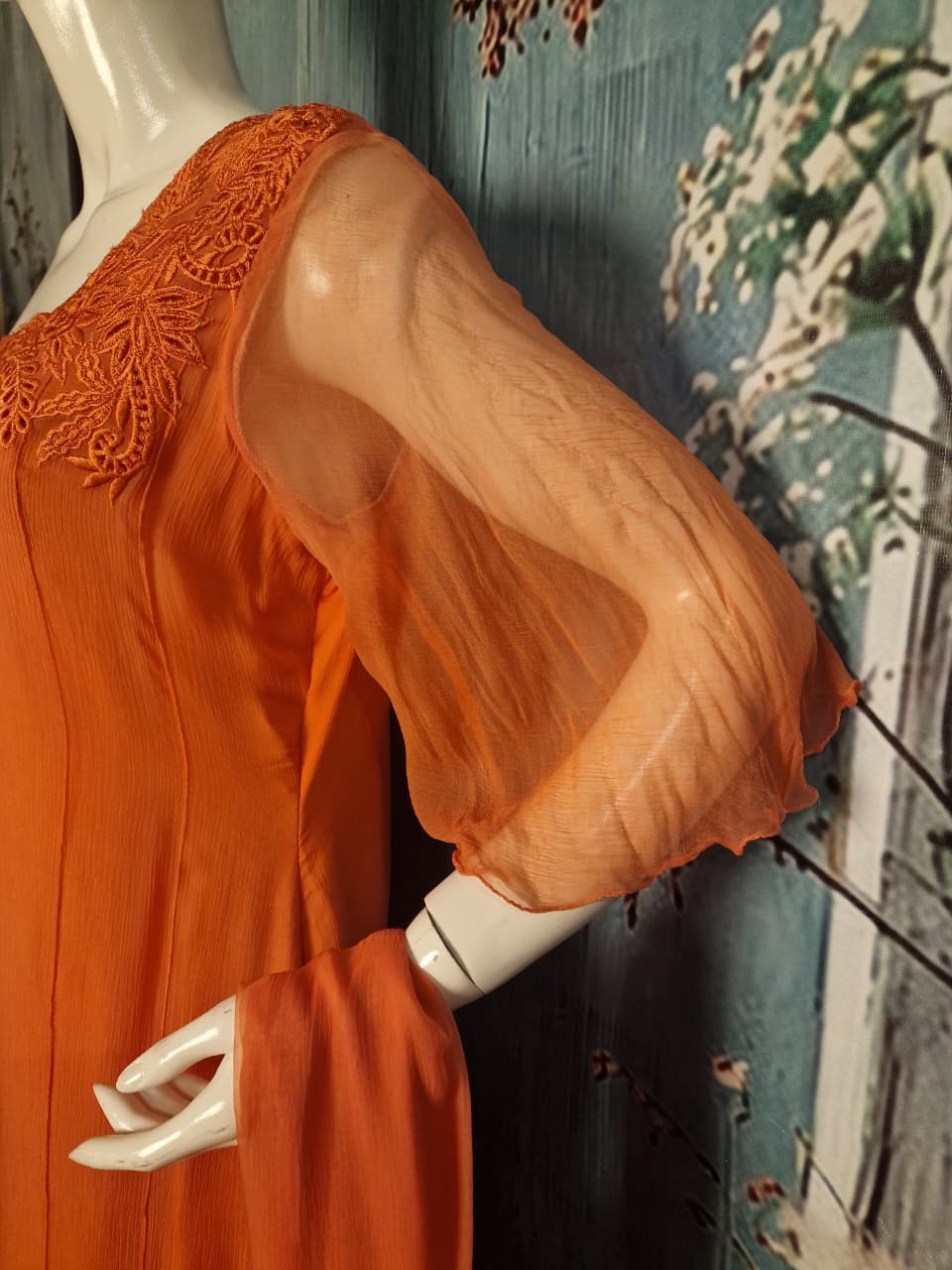 Orange cutwork