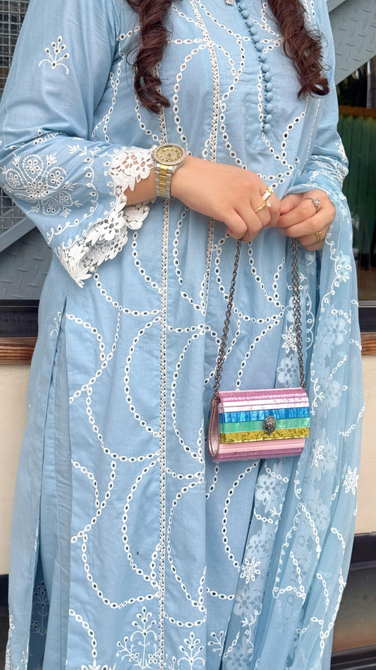 Blue Kari (Unstitched)