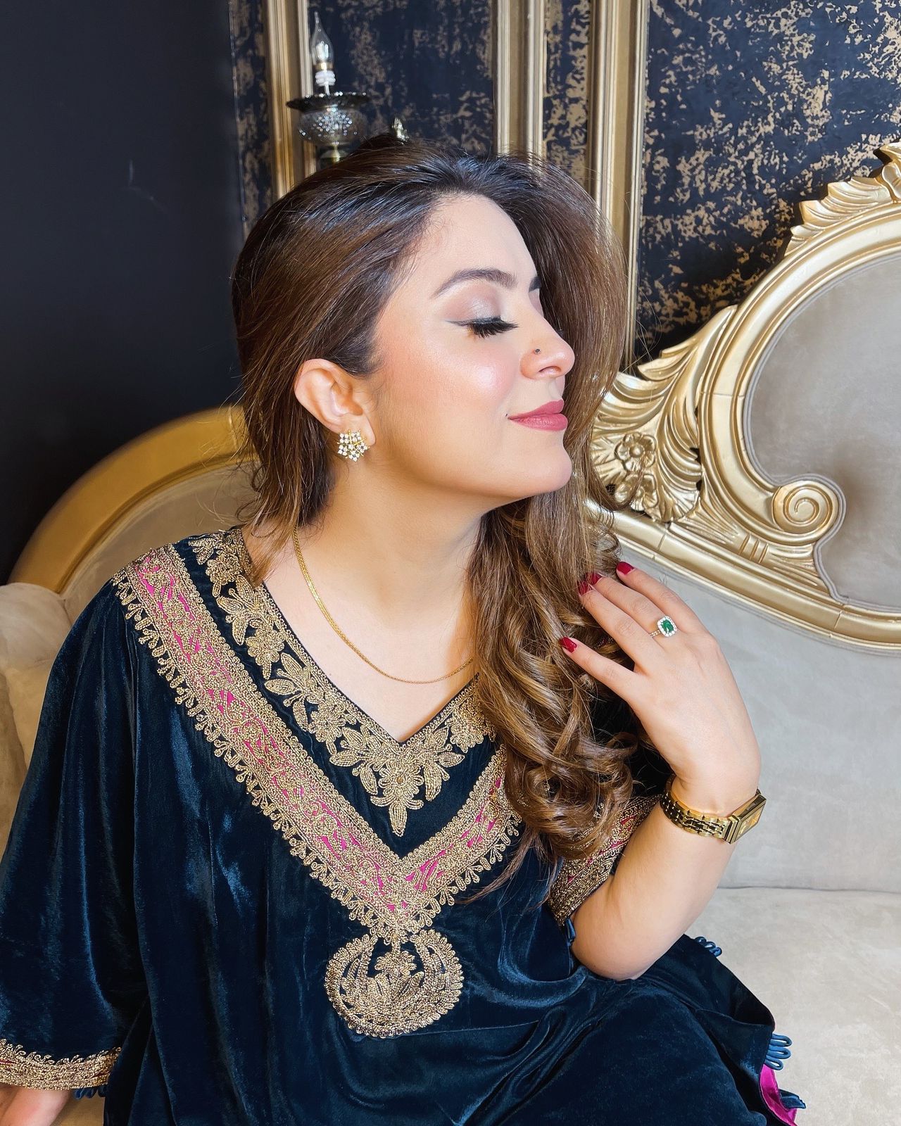 Dori Work Kaftan Teal