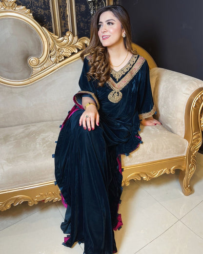 Dori Work Kaftan Teal