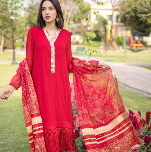 Rose Gold Dupatta