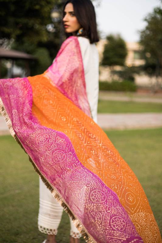 Special Chiffon Block Print Dupatta